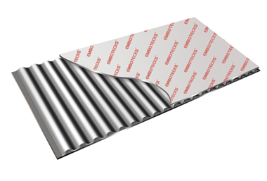 Aluminum Corrugated Core composite panel / Embotecks®